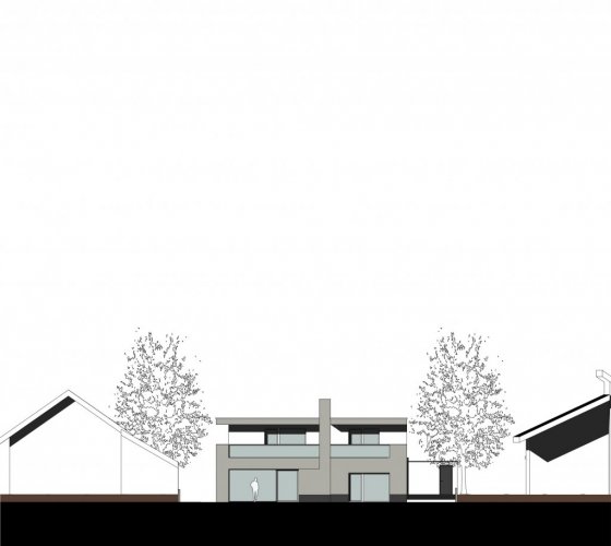 20/21 _ ansicht gartenfassade _ westen