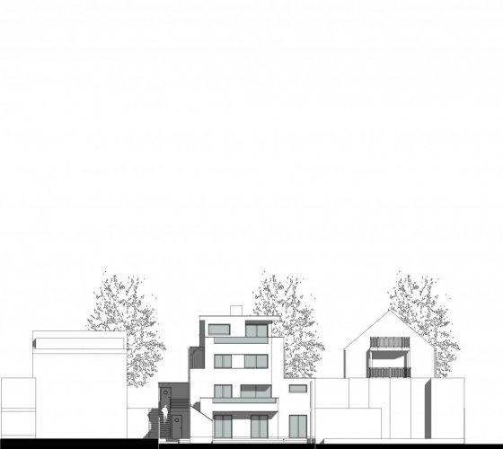 16/17 _ ansicht gartenfassade _ norden