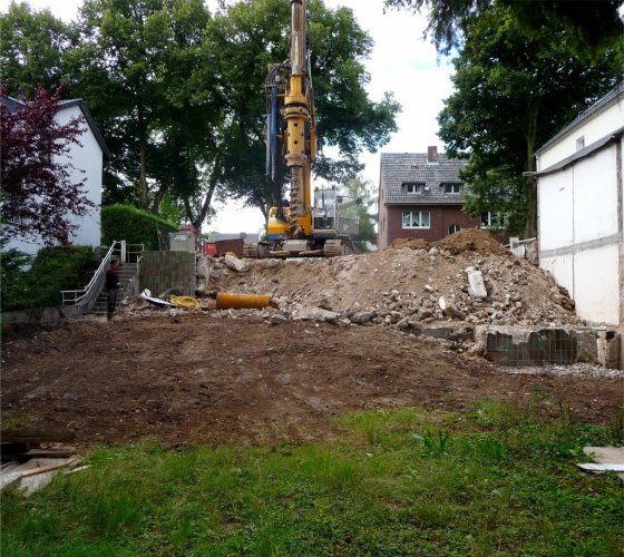 8/17 _ verbauarbeiten gartenfassade _ norden