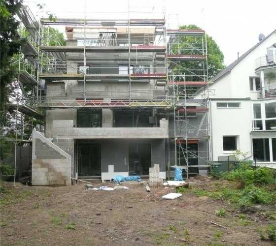 9/17 _ rohbau gartenfassade _ norden