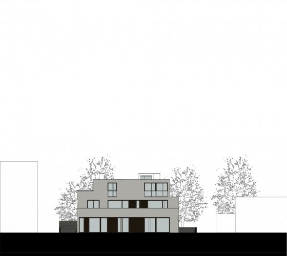 12/13 _ ansicht _ gartenfassade _ nord / ost