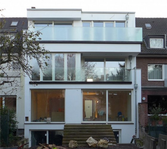 9/26 _ gartenfassade _ kurz vor einzug