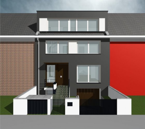 3/26 _ 3D-perspektive straßenfassade _ süden