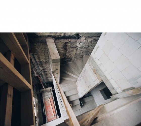 18/26 _ rohbau _ neues treppenhaus