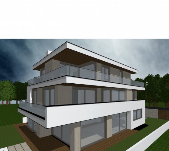 16/23 _ 3D-perspektive gartenfassade _ süd / westen