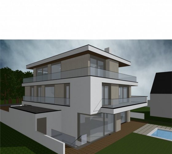 17/23 _ 3D-perspektive gartenfassade _ nord / westen
