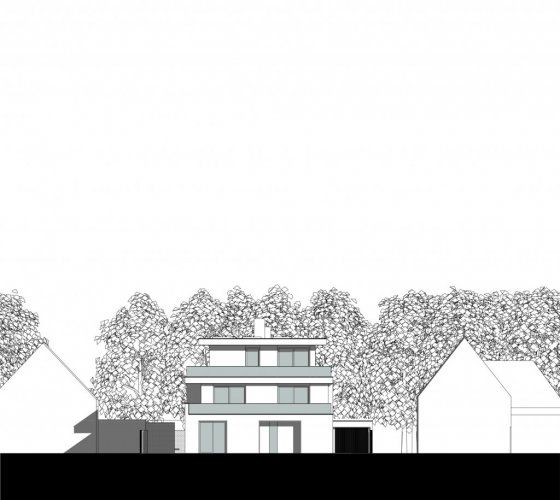 4/23 _ ansicht straßenfassade _ osten