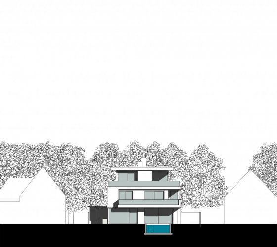 21/23 _ ansicht _ osten _ gartenfassade