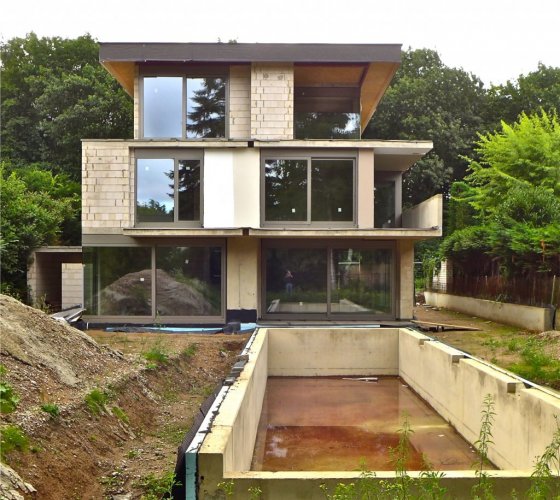 9/23 _ baustelle _ gartenfassade