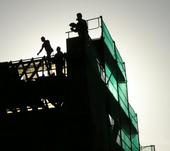 3/20 _ baustelle _ abbruch alter dachstuhl