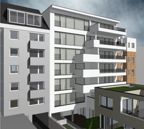 6/15 _ 3D-perspektive _ hoffassade nord / west