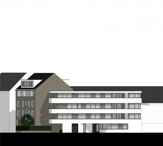 1/18 _ ansicht straßenfassade _ westen
