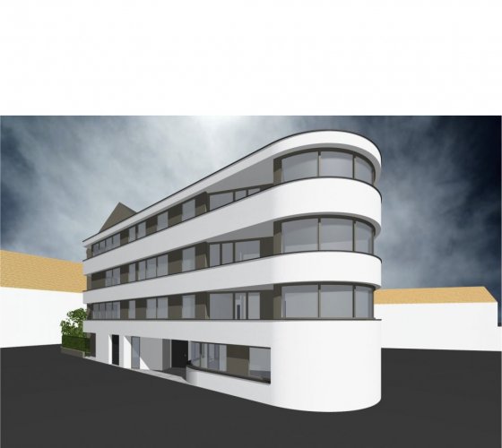 7/18 _ 3D-perspektive altbau + neubau _ süd / west